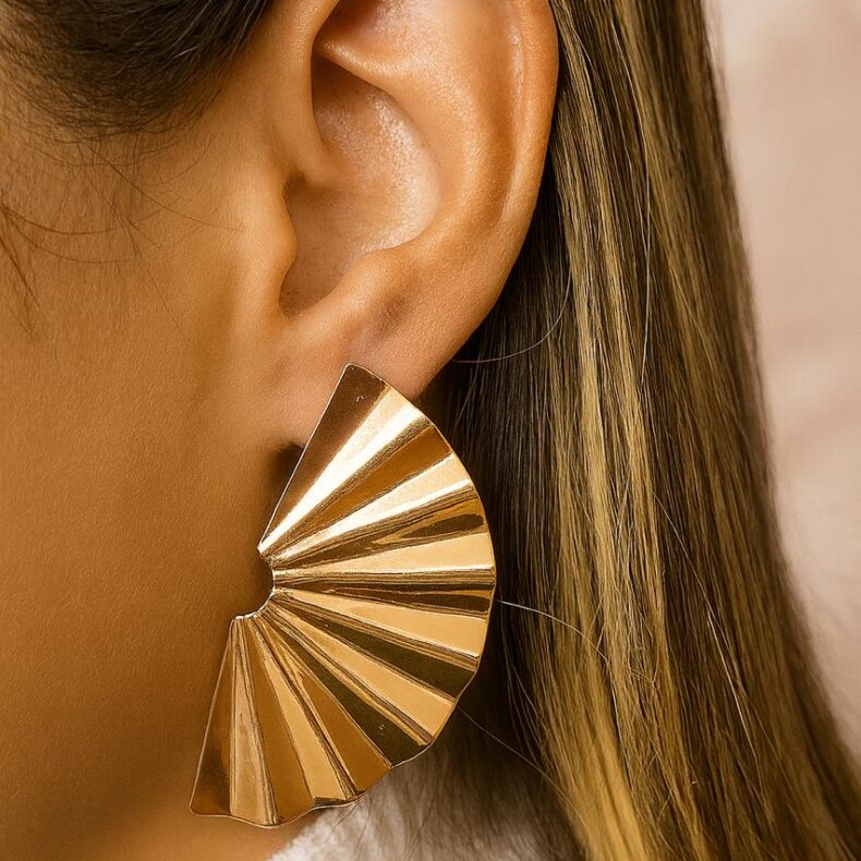 Brinco Leque Plinssado