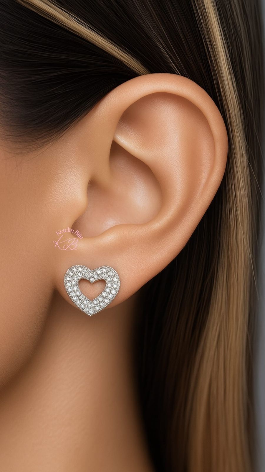 BRINCO CORACAO PRATA