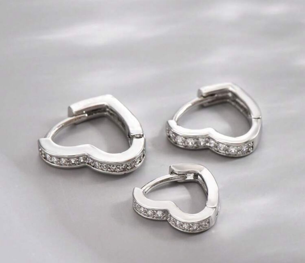 TRIO ARGOLA CORACAO PRATA