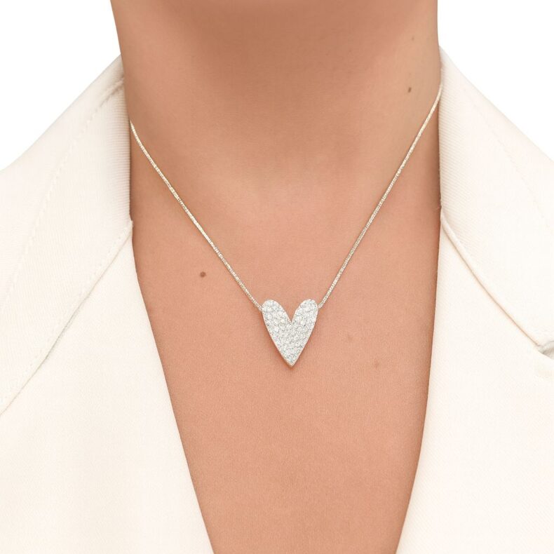 Colar Coração Love