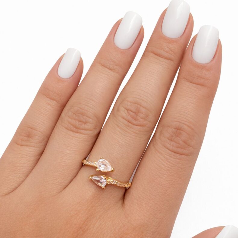 Anel Ajustável Stress Gota