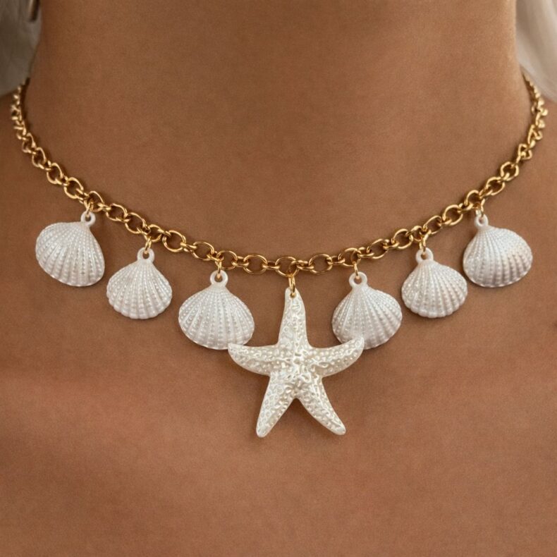 Colar Concha Estrela
